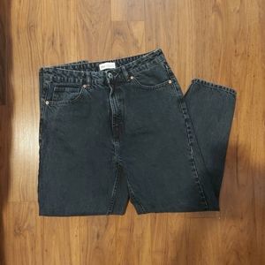 Zara mom jeans - black